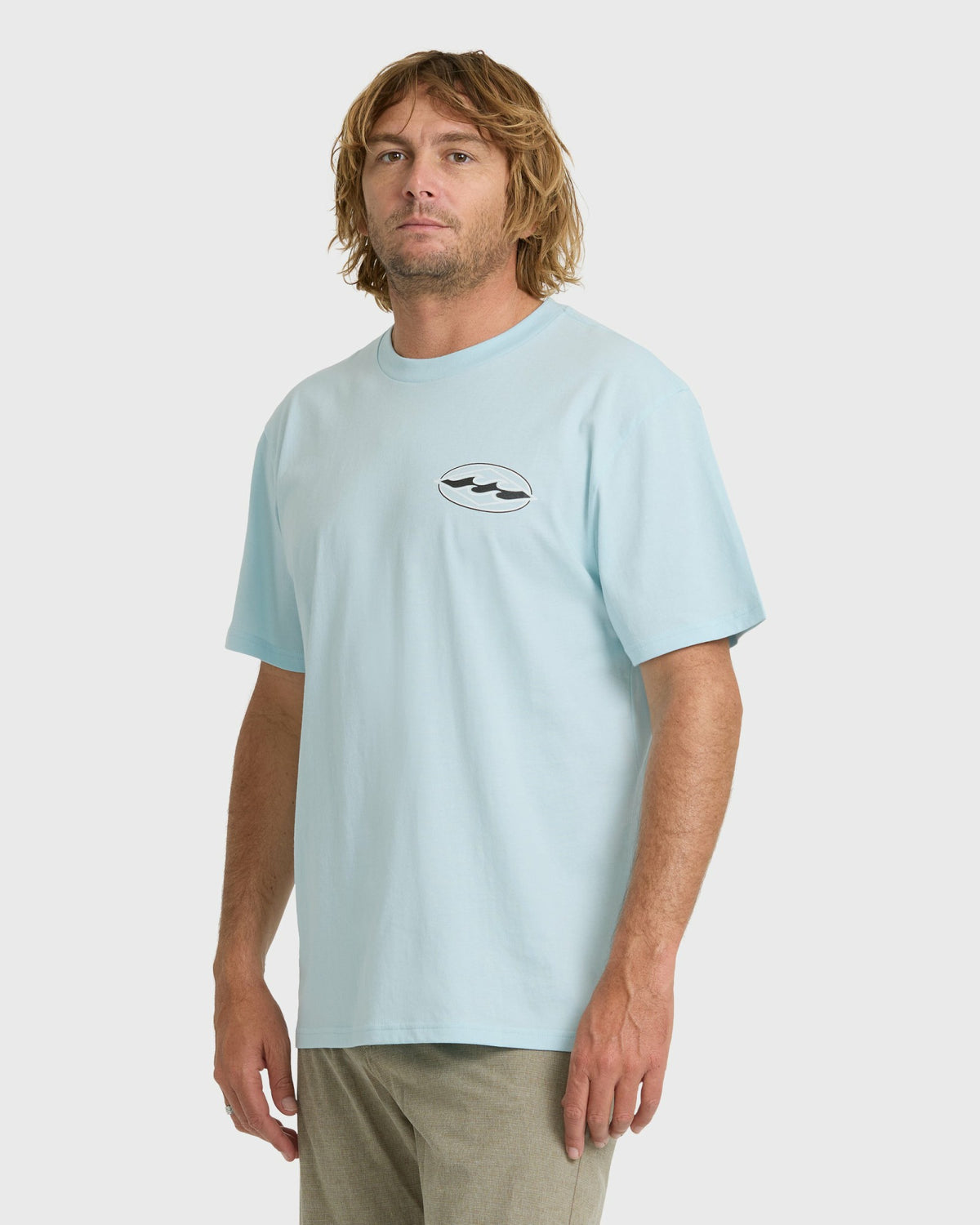 Billabong Men's Rotor Diamond Premium Short Sleeve Graphic T-Shirt - Coastal Blue