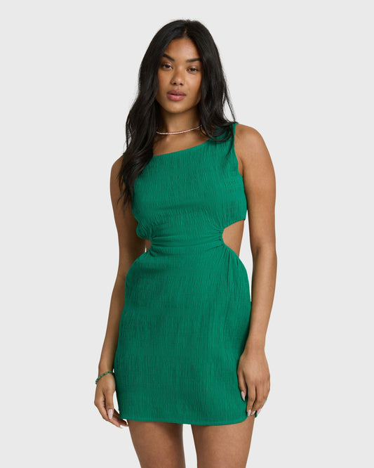 Billabong Women's Wavy Days Dress - Climbing Ivy