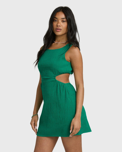 Billabong Women's Wavy Days Dress - Climbing Ivy
