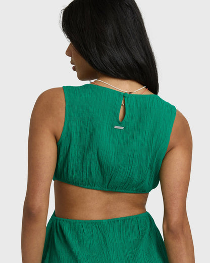 Billabong Women's Wavy Days Dress - Climbing Ivy
