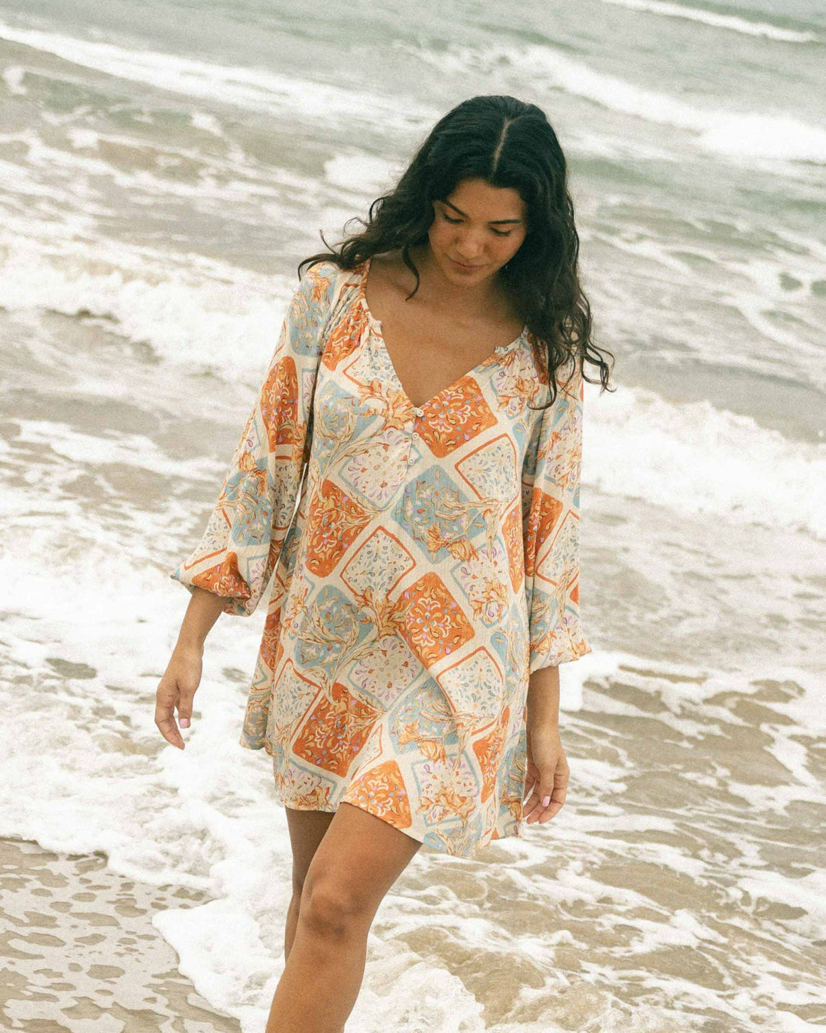 Billabong Women's Sweet Dreamer Mini Dress - Whitecap