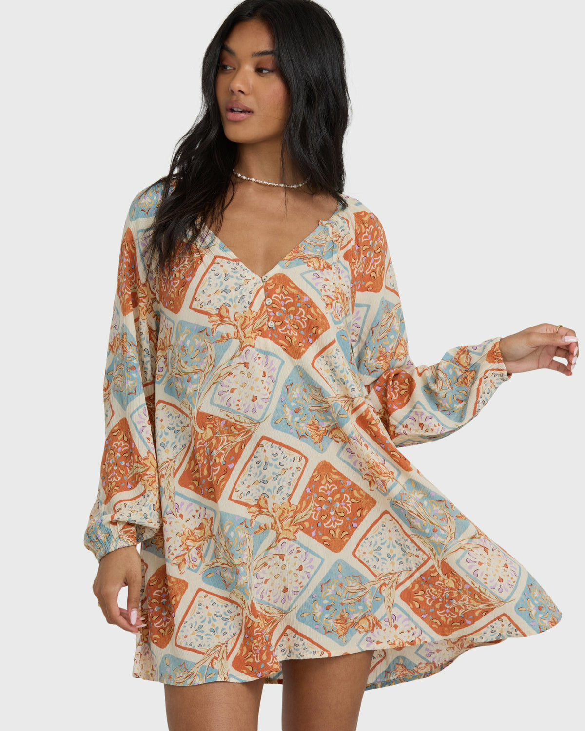 Billabong Women's Sweet Dreamer Mini Dress - Whitecap
