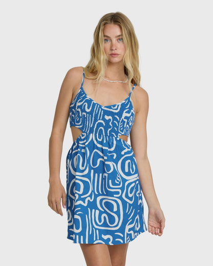 Billabong Women's True Desire Mini Dress - True Blue