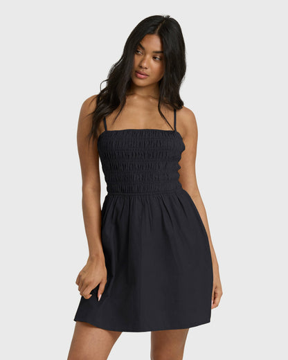 Billabong Women's Suns Out Mini Dress - Black Sands