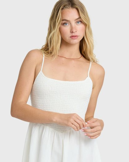 Billabong Women's True Love Mini Dress - Salt Crystal