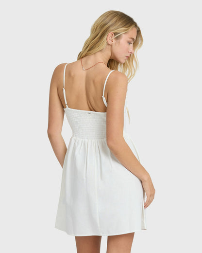 Billabong Women's True Love Mini Dress - Salt Crystal
