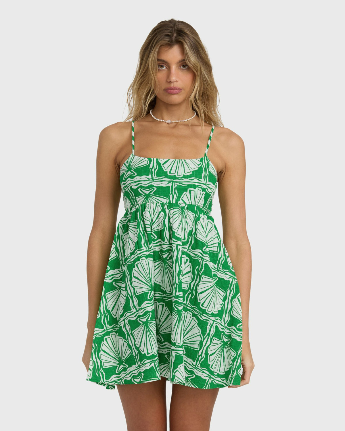 Billabong Women's Sea Shell Mini Dress - Kelly Green