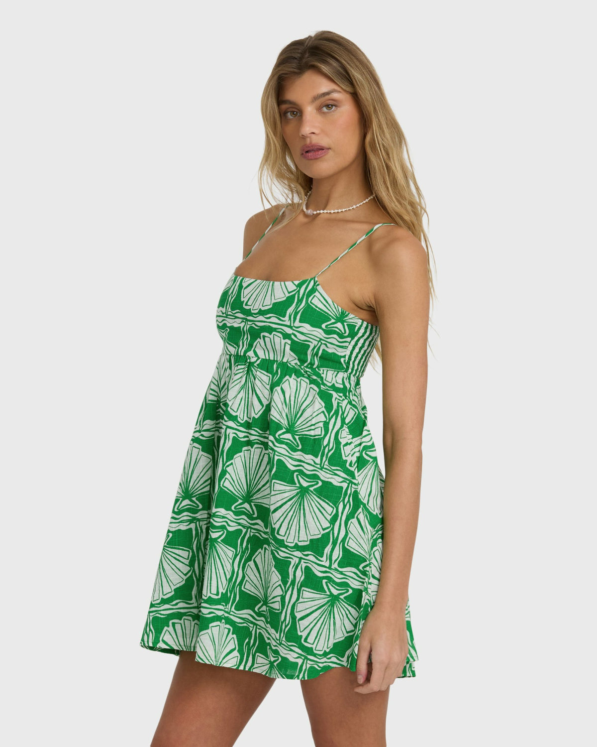 Billabong Women's Sea Shell Mini Dress - Kelly Green