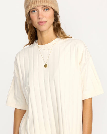 Billabong Women's Cass Short Sleeve Top - Whitecap