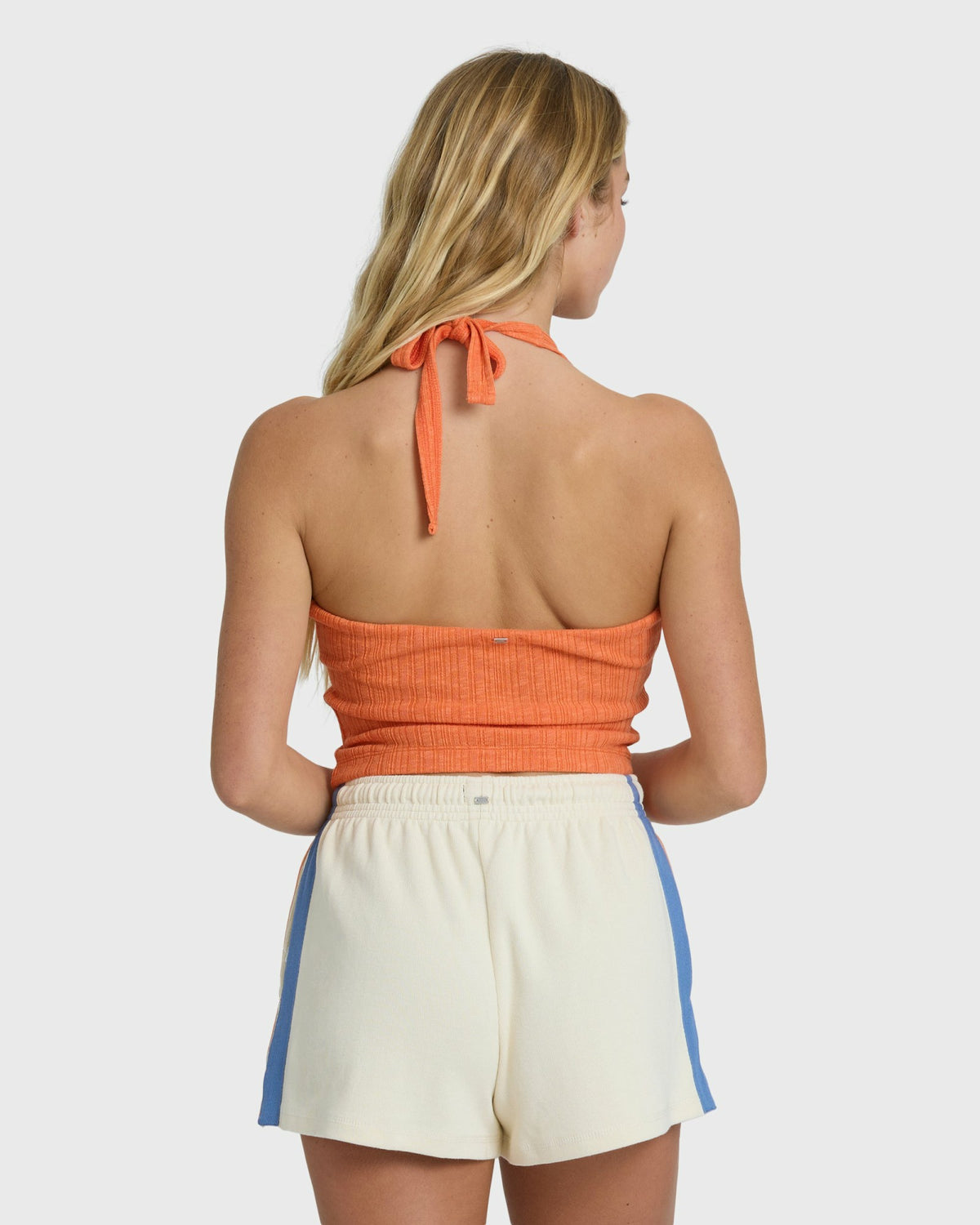 Billabong Women's Friday Night Knit Halter Top - Saffron
