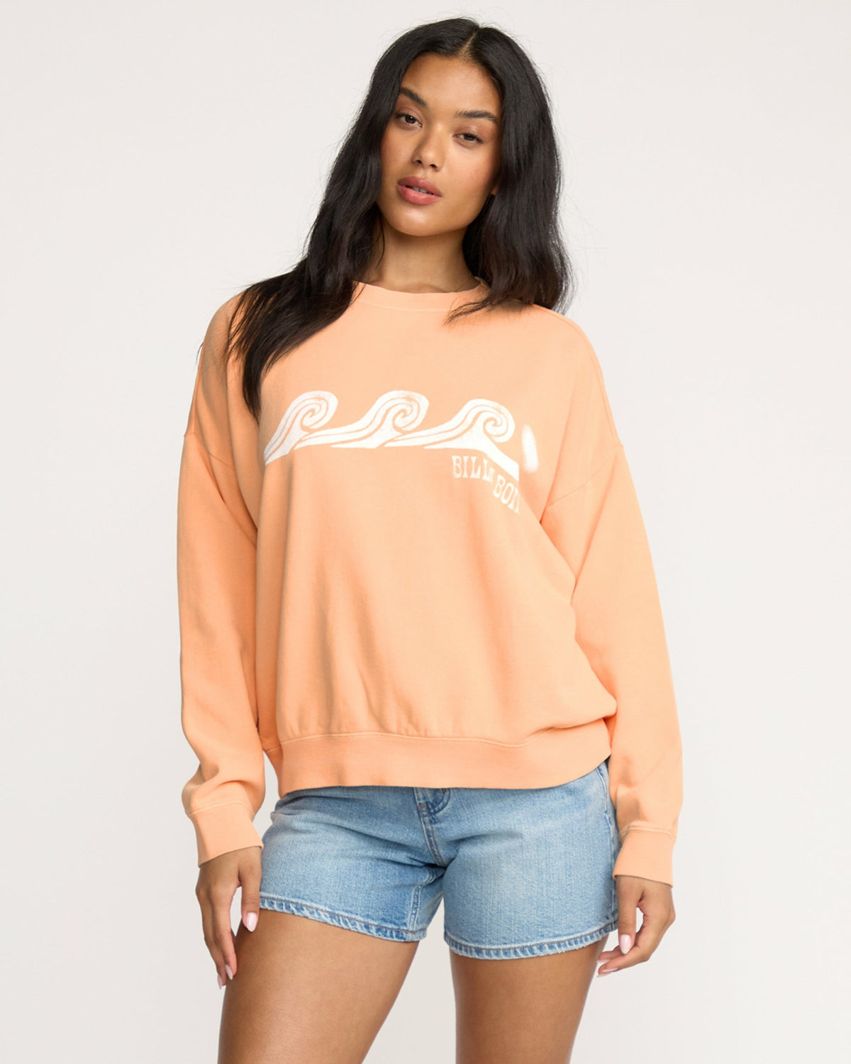 Billabong Women's Echo Crewneck Sweatshirt - Sunstone