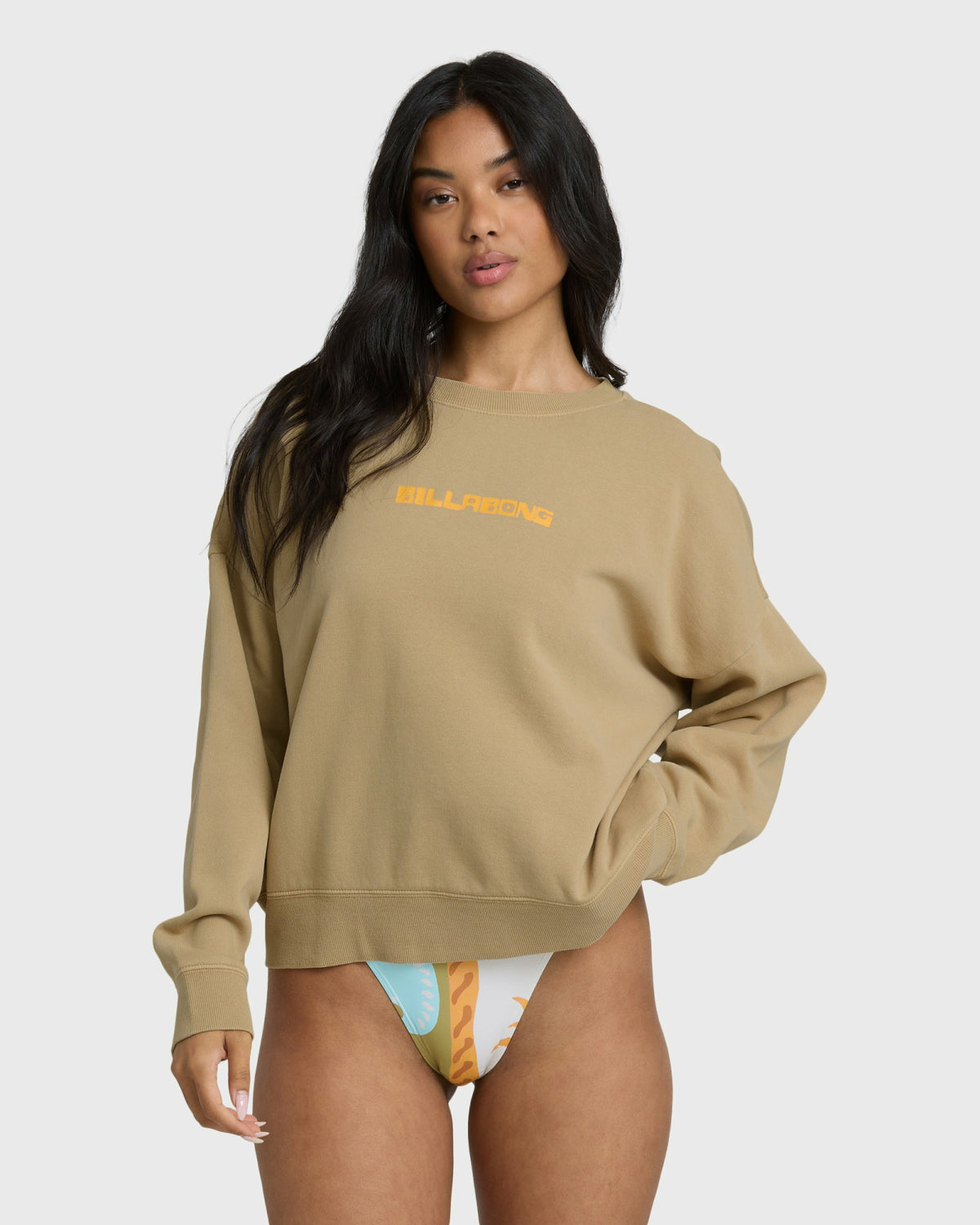 Billabong Women's Echo Crewneck Sweatshirt - Stone