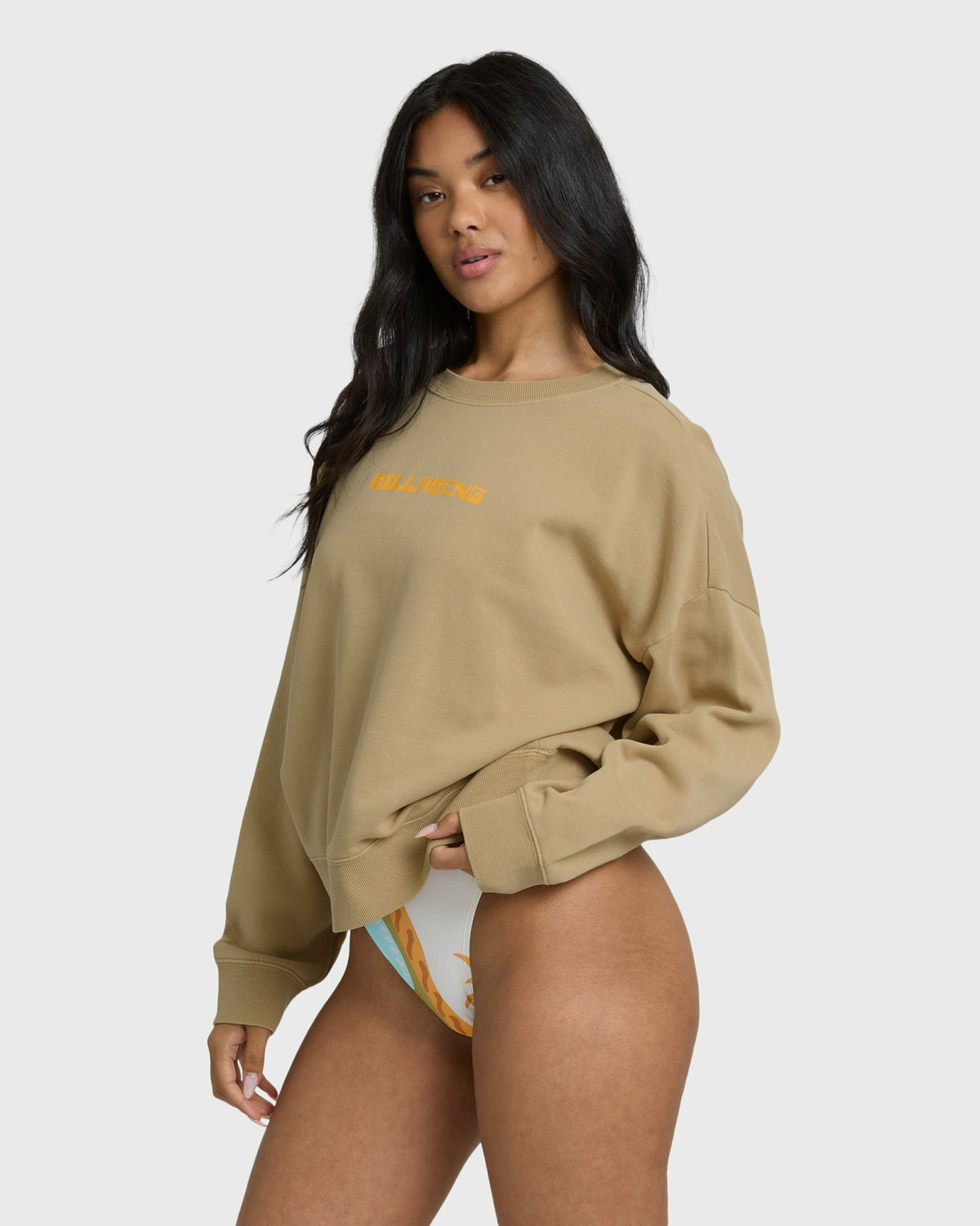 Billabong Women's Echo Crewneck Sweatshirt - Stone