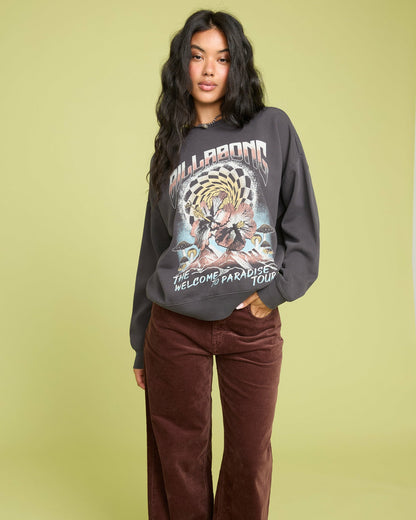 Billabong Women's Echo Crewneck Sweatshirt - Black
