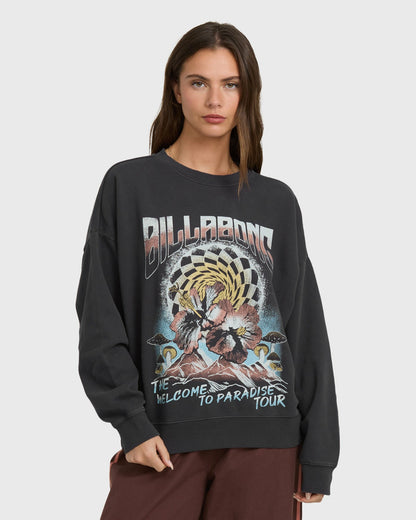 Billabong Women's Echo Crewneck Sweatshirt - Black