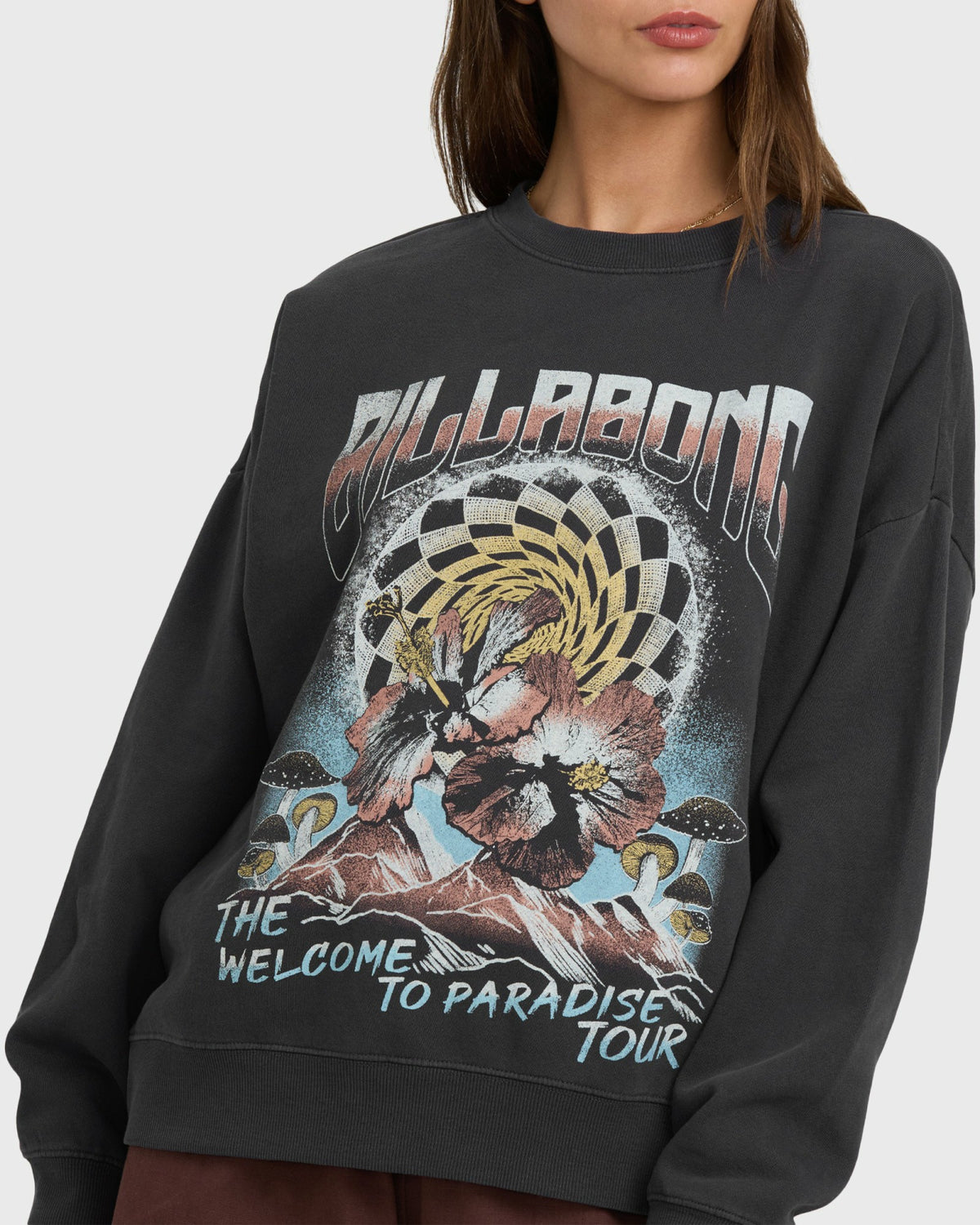 Billabong Women's Echo Crewneck Sweatshirt - Black