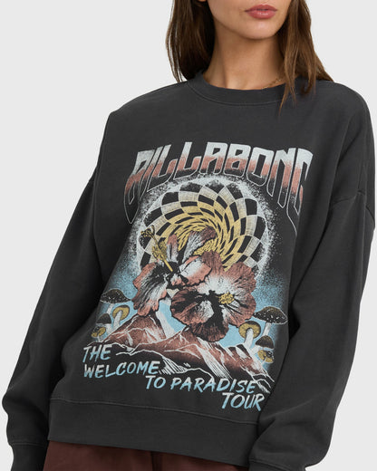 Billabong Women's Echo Crewneck Sweatshirt - Black