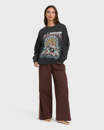 Billabong Women's Echo Crewneck Sweatshirt - Black