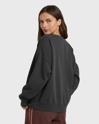 Billabong Women's Echo Crewneck Sweatshirt - Black