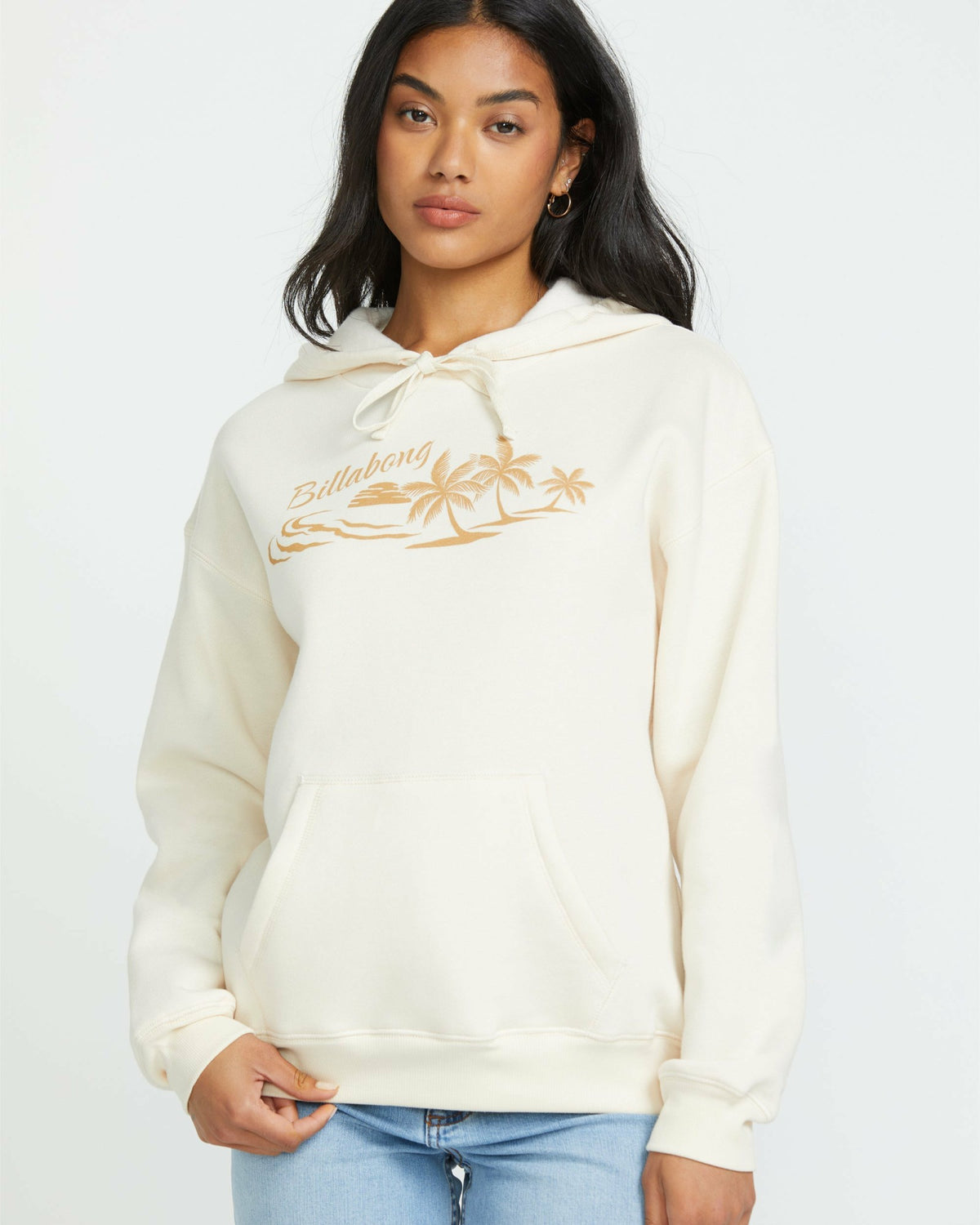 Billabong Women's Beach Tropics Po Hoodie - Whitecap