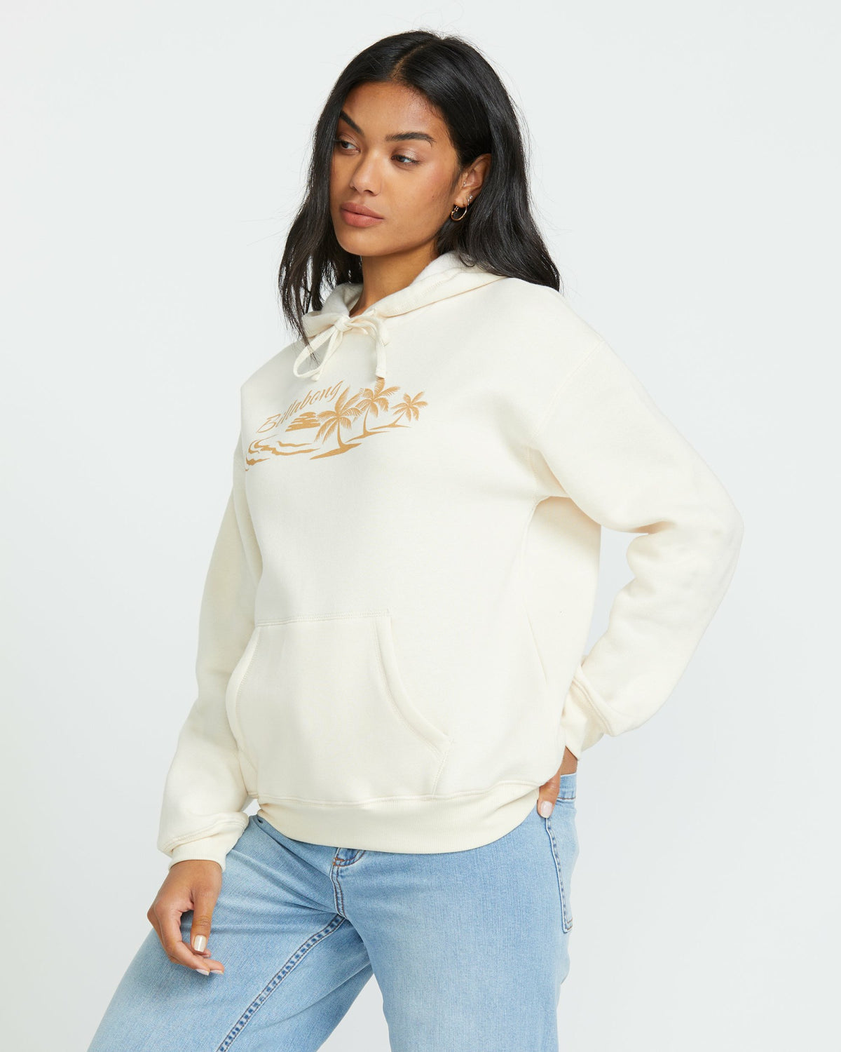 Billabong Women's Beach Tropics Po Hoodie - Whitecap