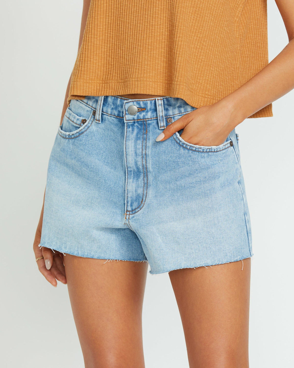 Billabong Women's High Tides Denim Shorts - Surf Spray