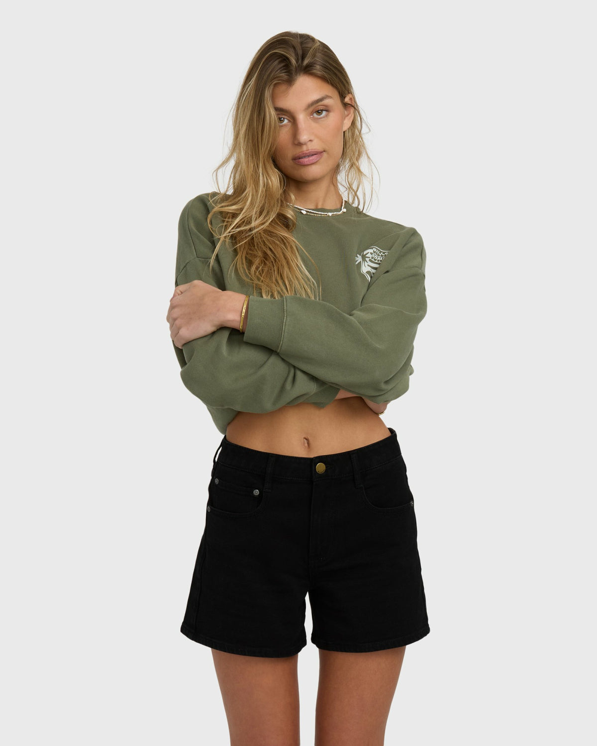 Billabong Women's Shifter Denim Shorts - Black