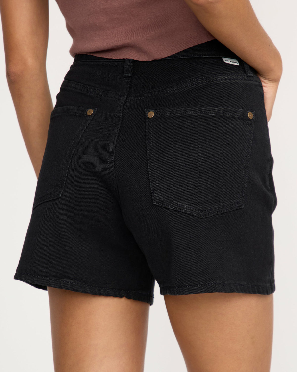 Billabong Women's Shifter Denim Shorts - Black