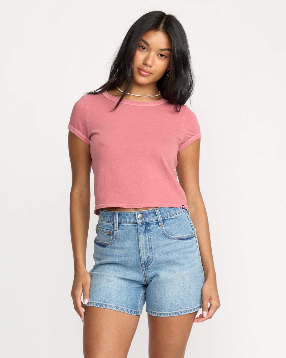 Billabong Women's Shifter Denim Shorts - Shaded Wash