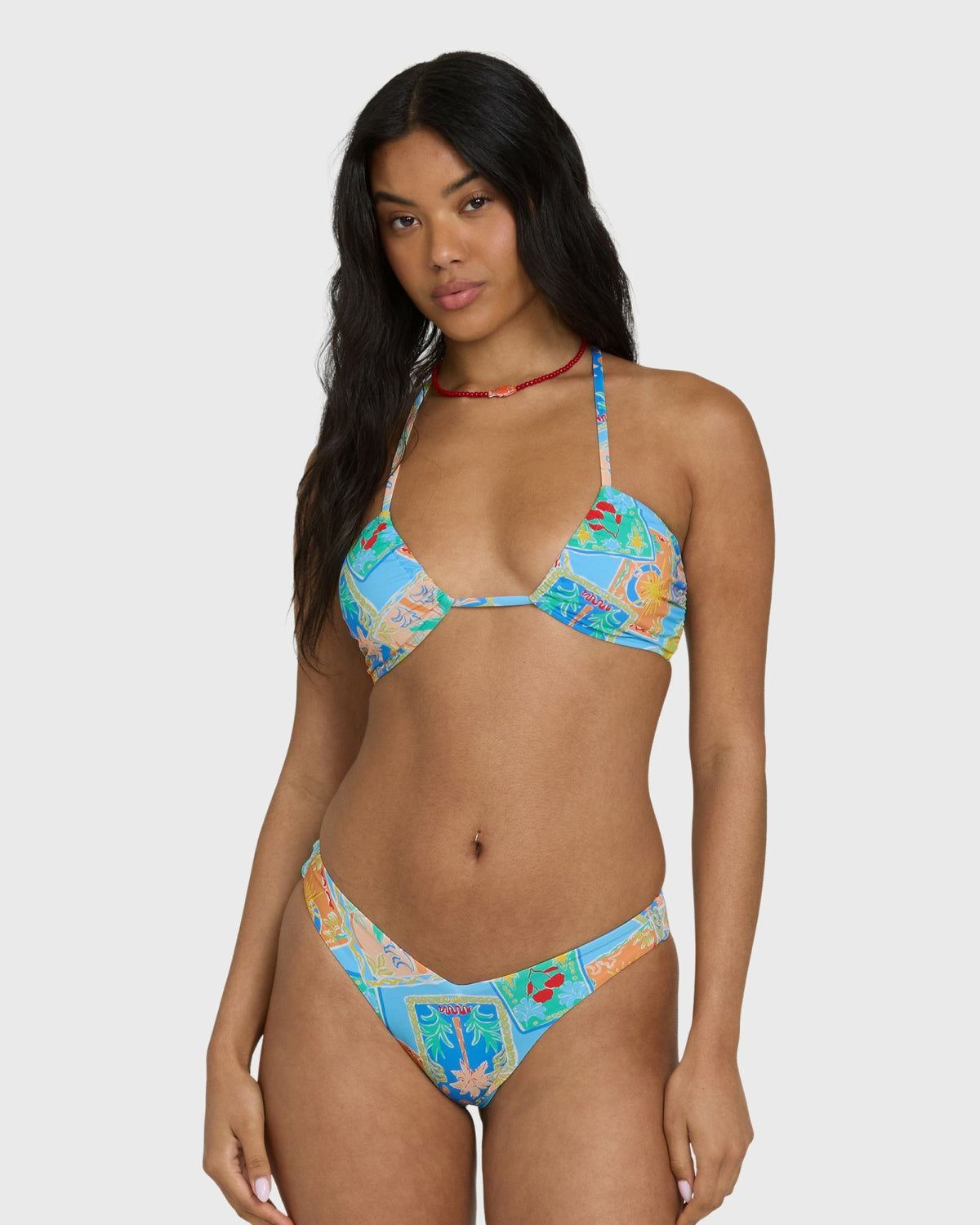 Billabong Women's Coastal Cruise Drew Bandeau Bikini Top - Dream Blue