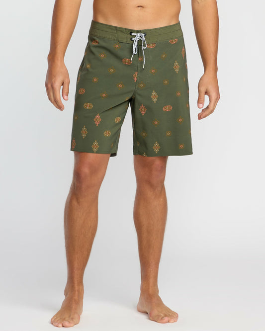 Billabong Men's Sundays Pro Performance 19\" Boardshorts - Military