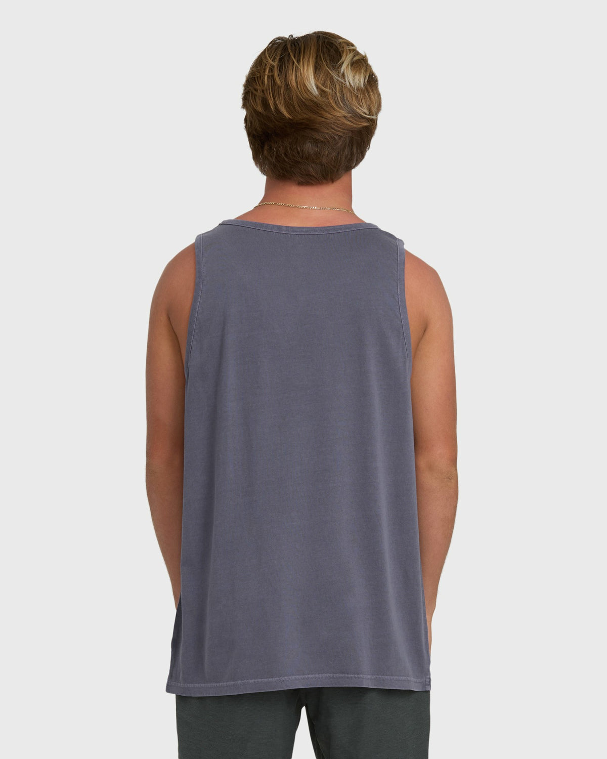 Billabong Men's Essential Pocket Wave Washed Premium Tank Top - Graystone