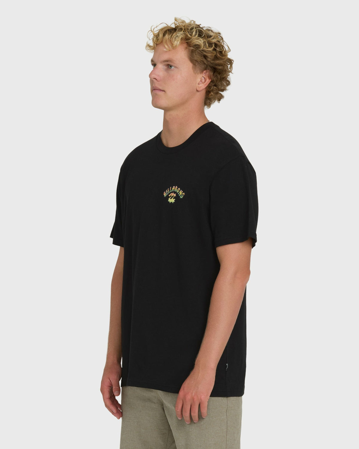Billabong Men's Nanda Ormond Occy Premium Short Sleeve Knit Graphic T-Shirt - Black
