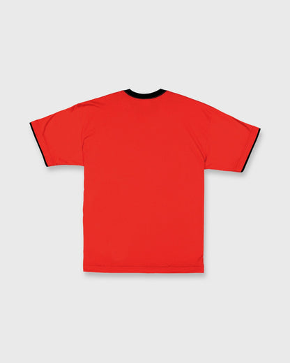 Billabong Men's Immortal Tipper Short Sleeve Knit T-Shirt - Deep Red