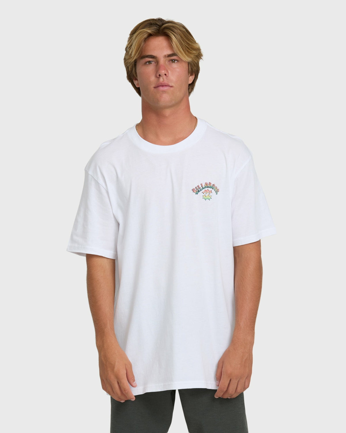 Billabong Men's Nanda Ormond Occy Premium Short Sleeve Knit Graphic T-Shirt - White
