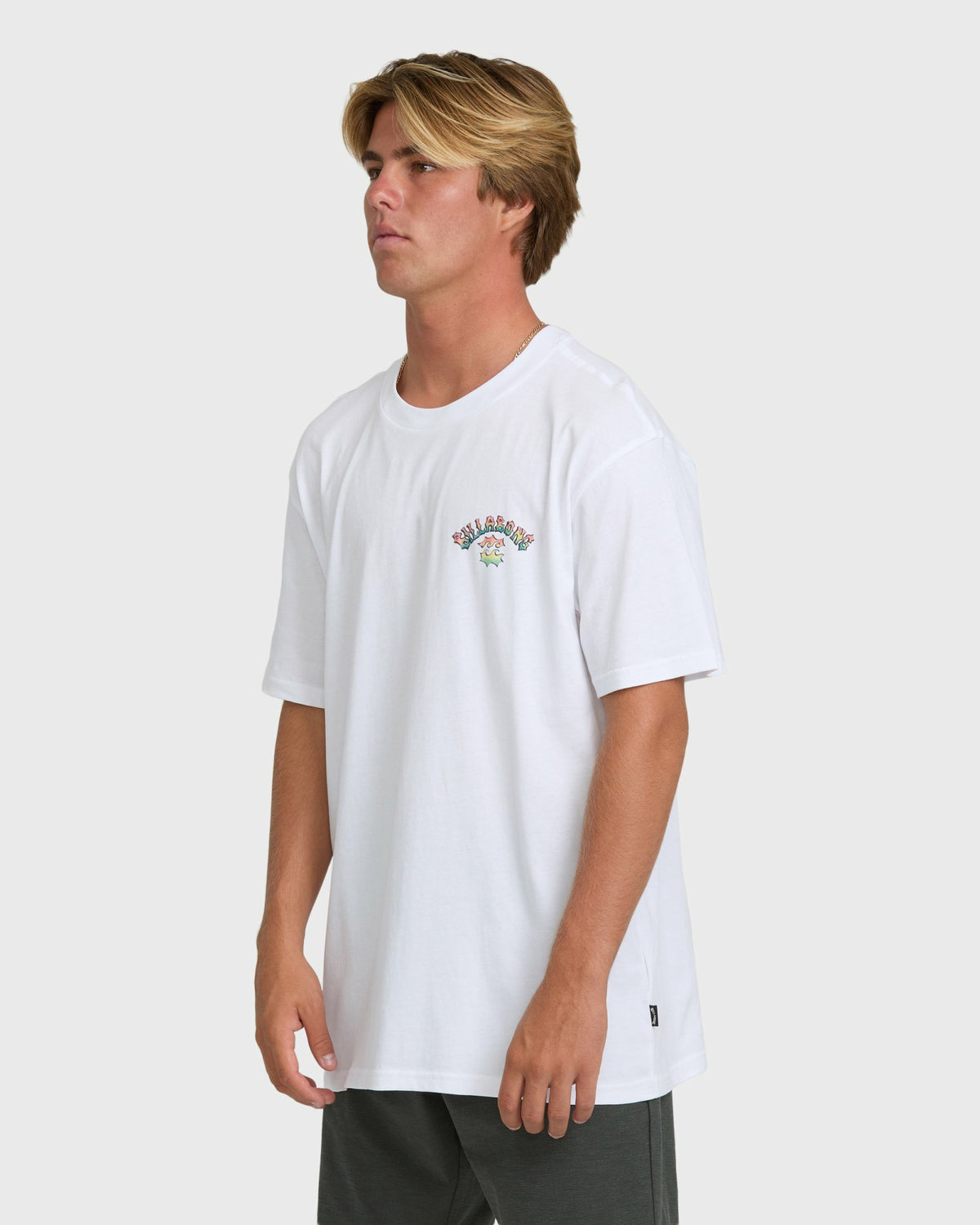 Billabong Men's Nanda Ormond Occy Premium Short Sleeve Knit Graphic T-Shirt - White