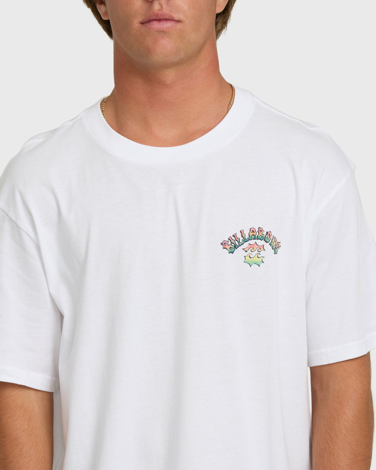 Billabong Men's Nanda Ormond Occy Premium Short Sleeve Knit Graphic T-Shirt - White