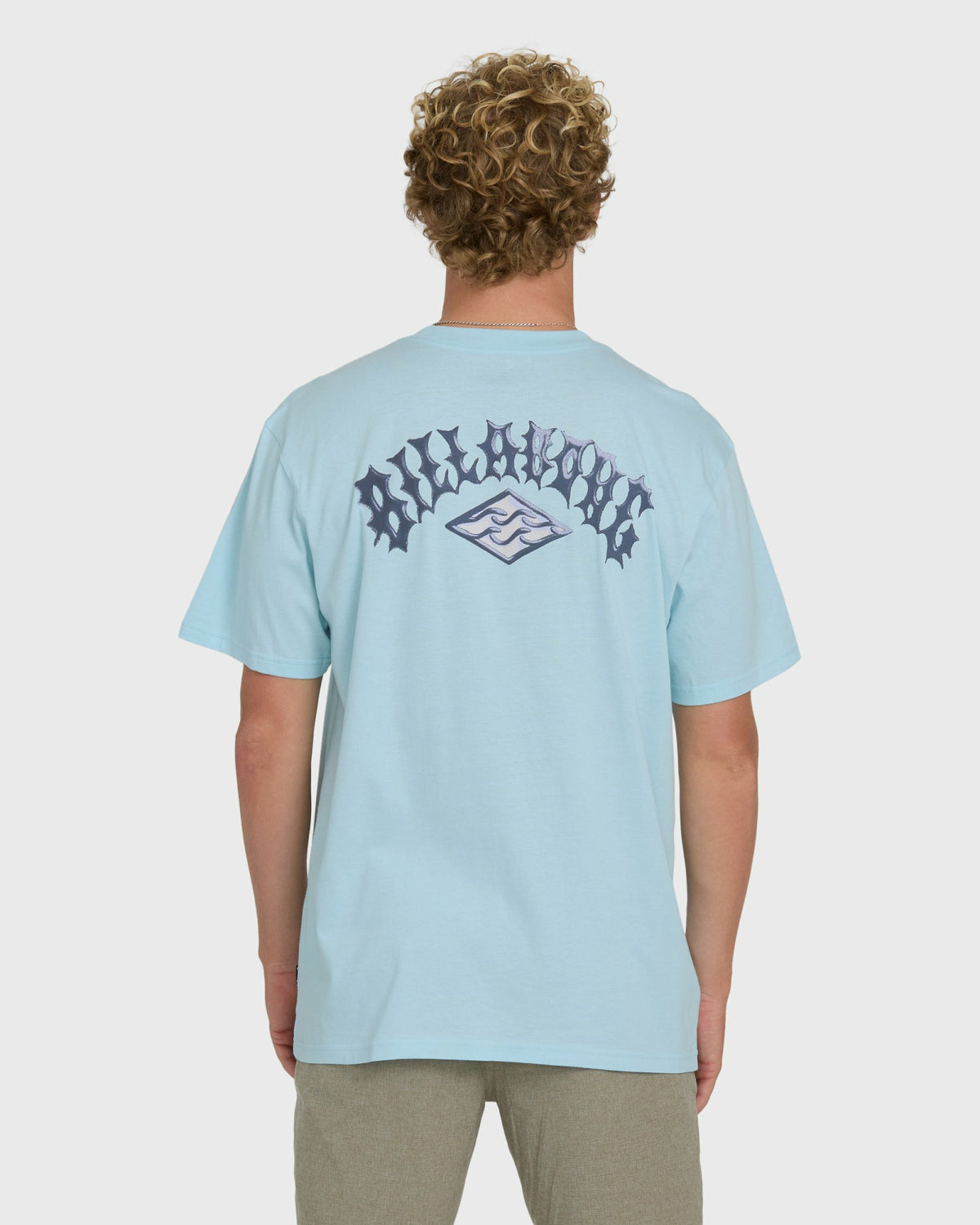 Billabong Men's Dim Arch Premium Short Sleeve Knit T-Shirt - Coastal Blue