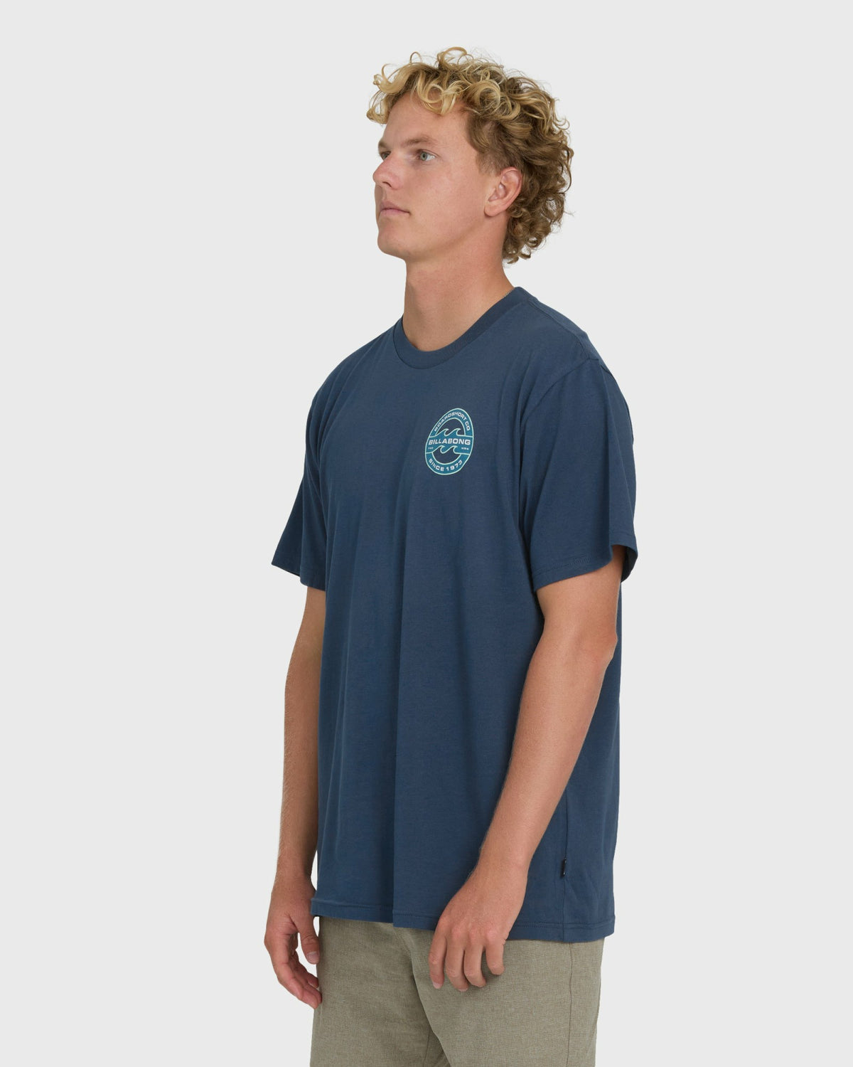 Billabong Men's Hollow Fill Premium Short Sleeve T-Shirt - Dark Denim