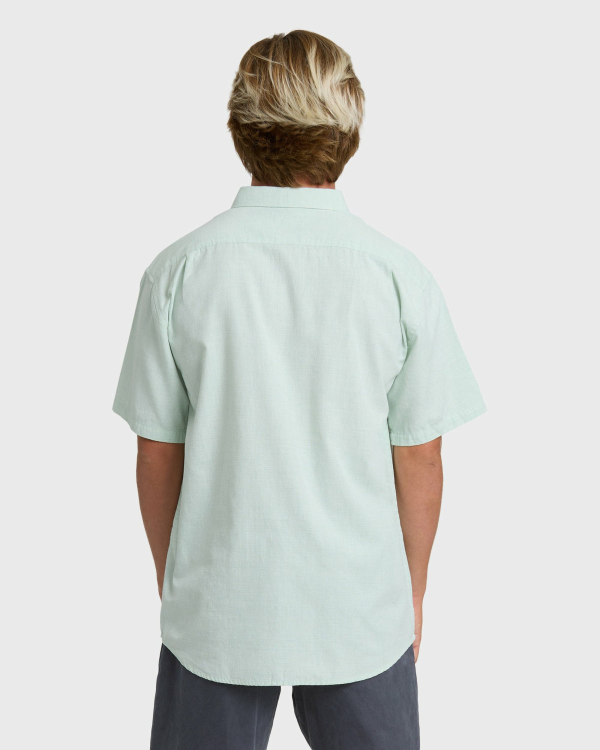 Billabong Men's All Day Short Sleeve Shirt - Granite Green