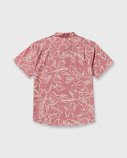 Billabong Men's Sundays Short Sleeve Shirt - Faded Rose