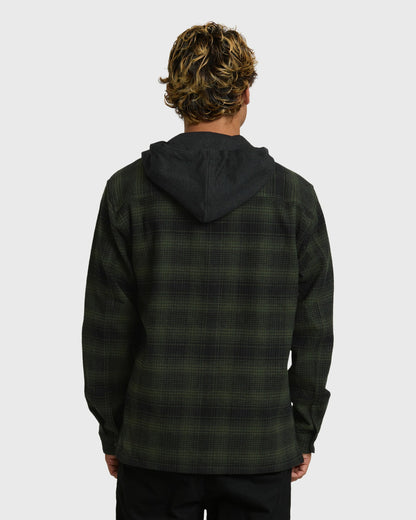 Billabong Men's Baja Sur Flannel Shirt - Black