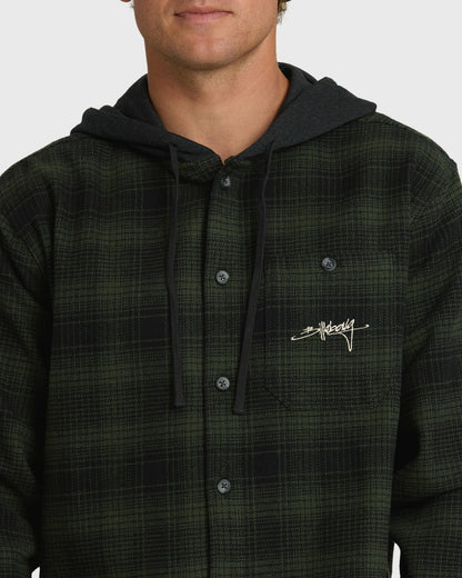 Billabong Men's Baja Sur Flannel Shirt - Black