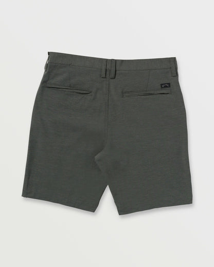 Billabong Men's Crossfire Submersible 19\" Hybrid Shorts - Asphalt