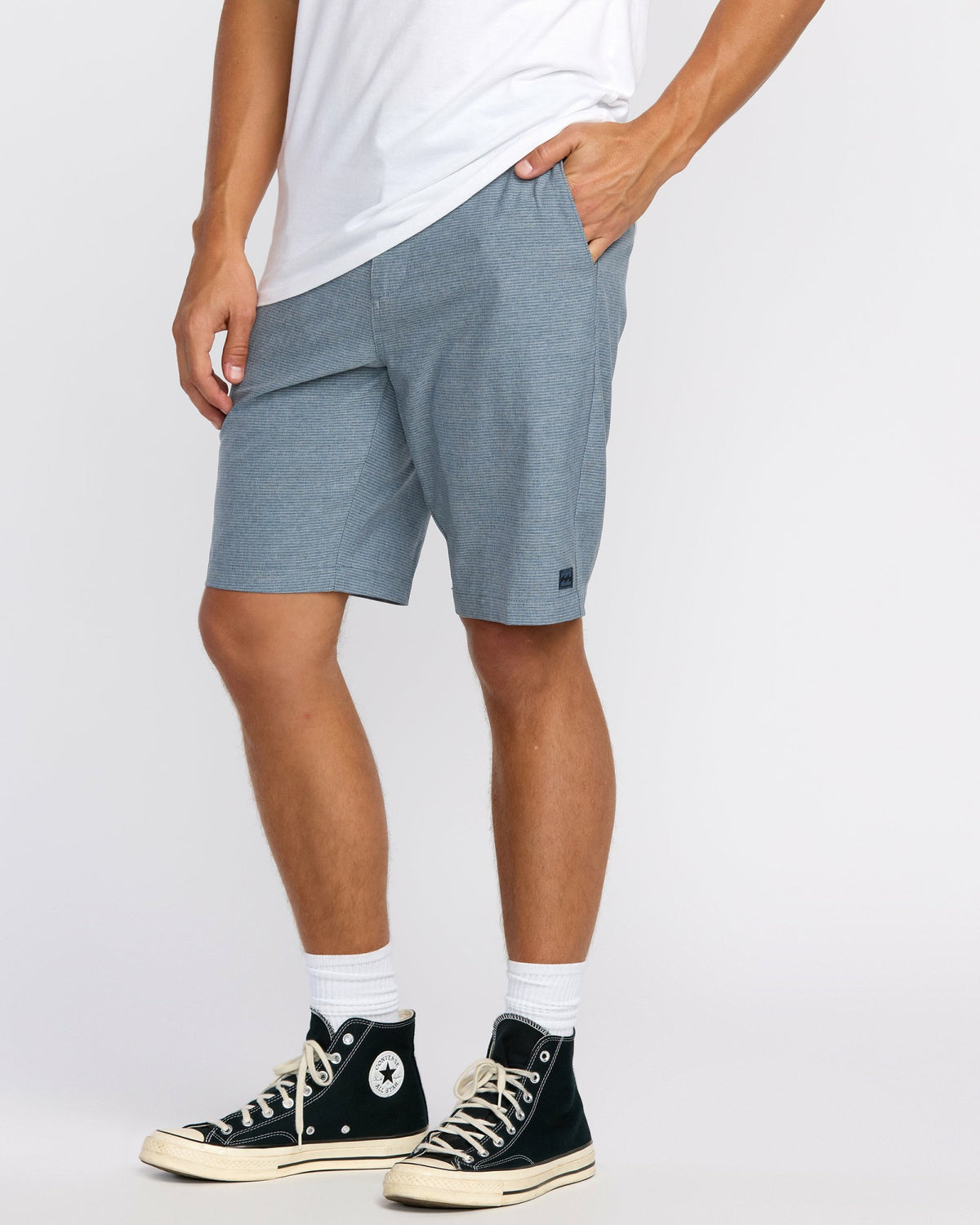 Billabong Men's Crossfire Submersible 21\" Hybrid Shorts - Slate Blue