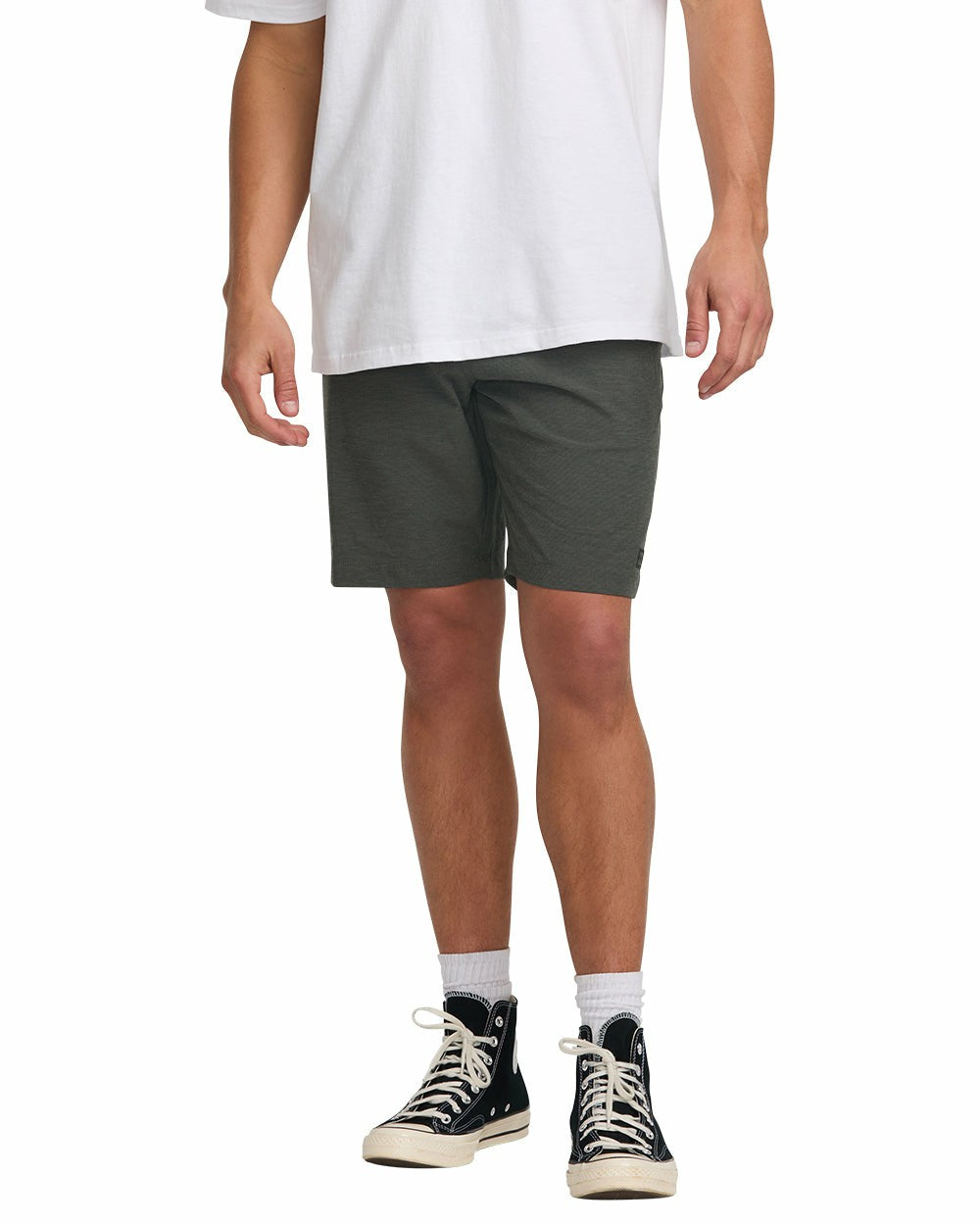 Billabong Men's Crossfire Submersible 19\" Hybrid Shorts - Asphalt
