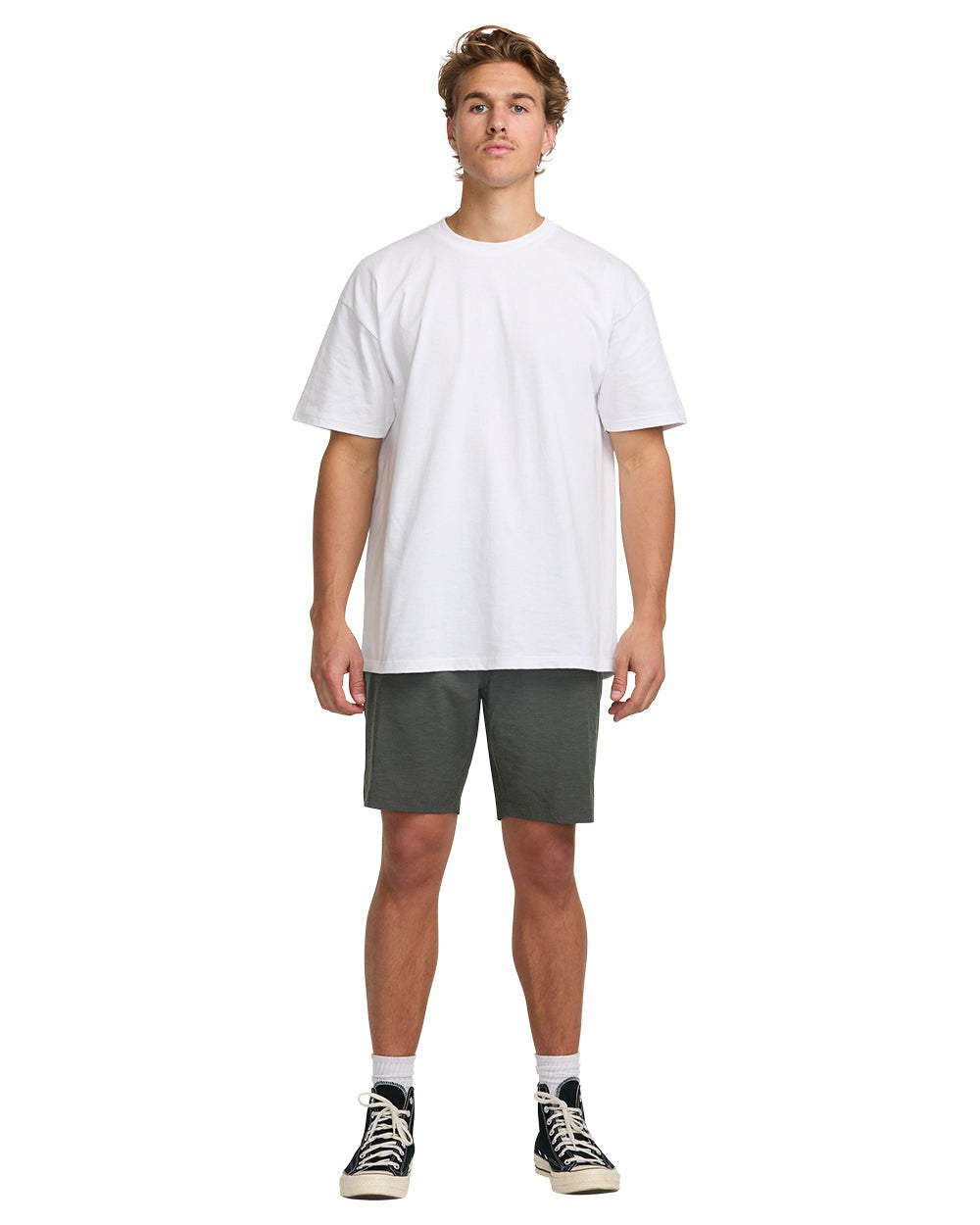 Billabong Men's Crossfire Submersible 19\" Hybrid Shorts - Asphalt