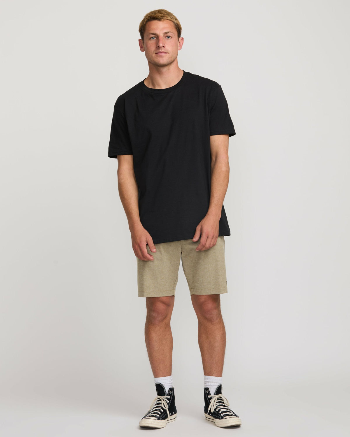 Billabong Men's Crossfire Submersible 19\" Hybrid Shorts - Khaki