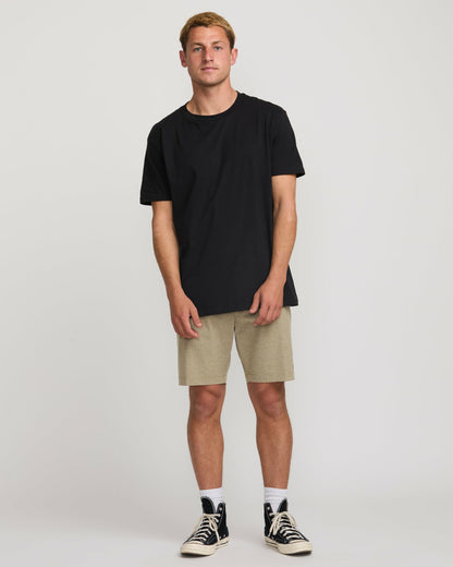Billabong Men's Crossfire Submersible 19\" Hybrid Shorts - Khaki