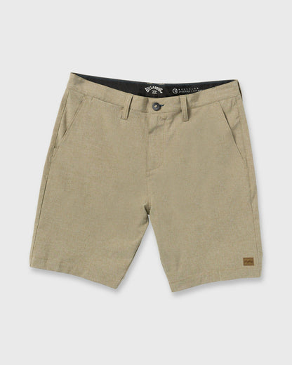 Billabong Men's Crossfire Submersible 19\" Hybrid Shorts - Khaki